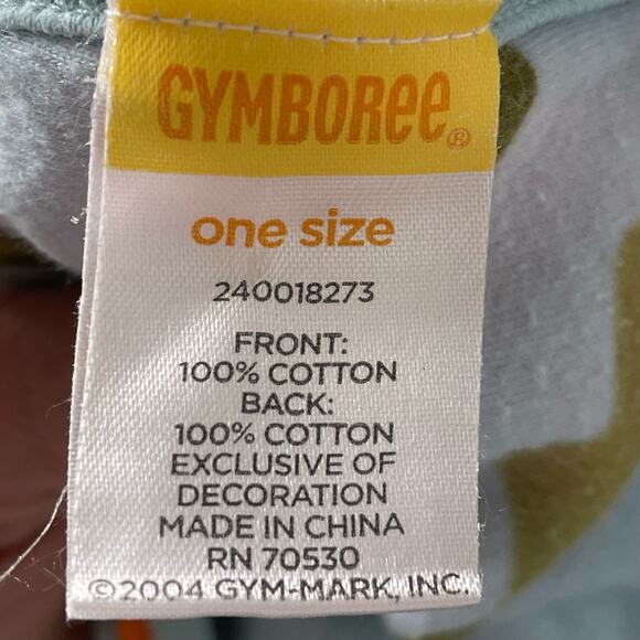 Gymboree Chameleon Lizard Baby Blanket Zap 2004 Orange Camouflage Blue Green - Picture 4 of 6